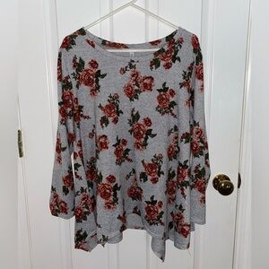 GREEN ENVELOPE LOS ANGELES Rose Sweater Size 2X